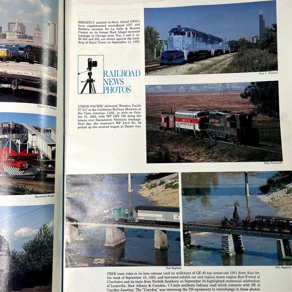 Trains Magazine of Railroading u January 1984 Fallen Flags The Executive E Vinta - Picture 4 of 6